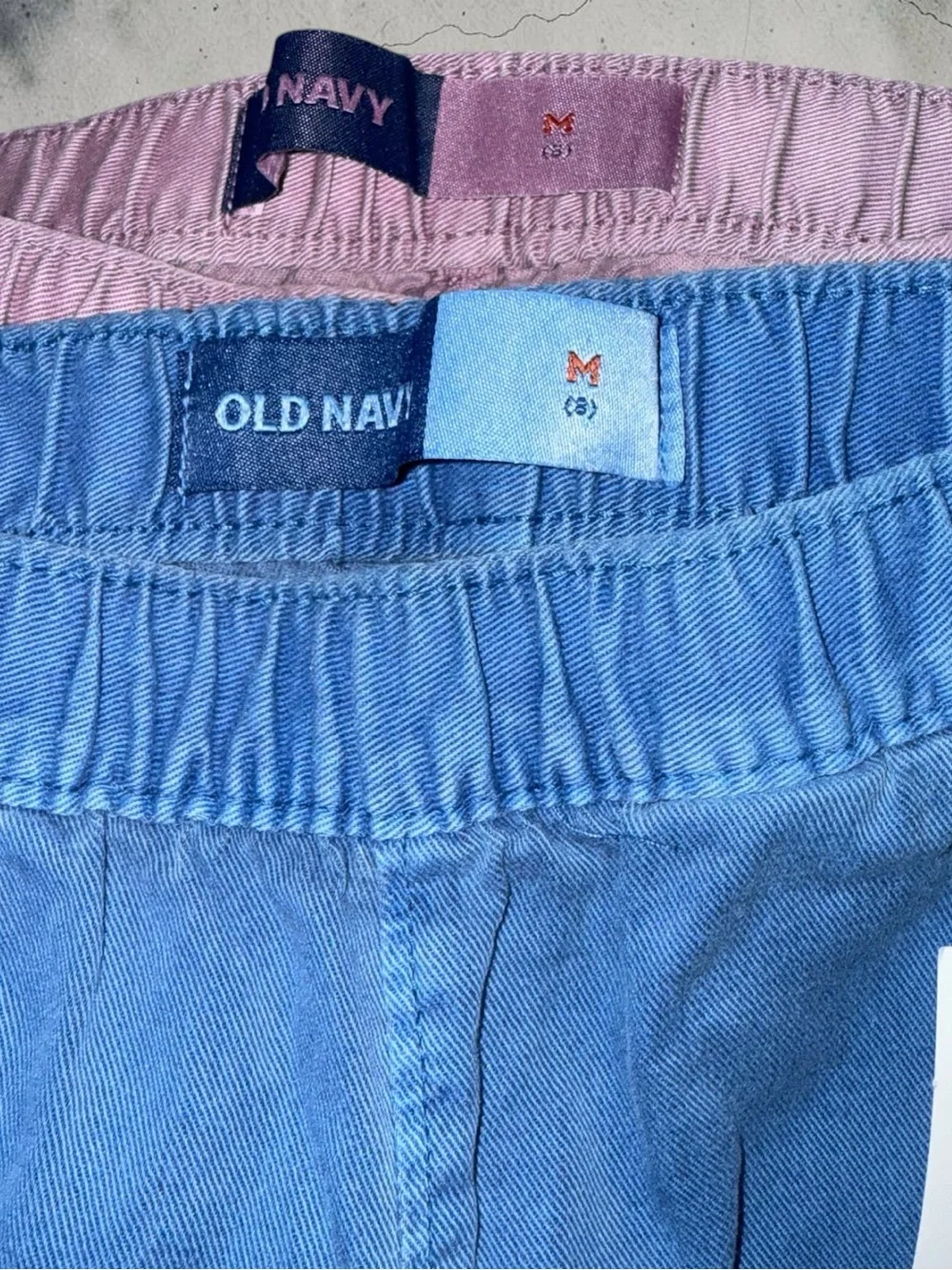 Old Navy Girls Cargo Joggers - Lilac and Blue